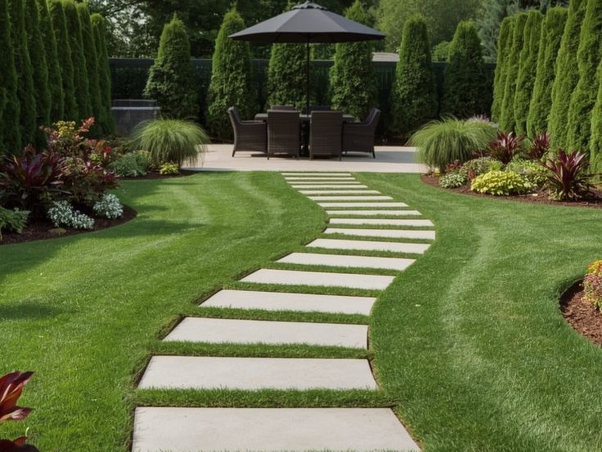 Progetto di giardino residenziale